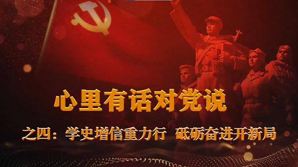 心里有话对党说（四）——学史增信重力行  砥砺奋进开新局